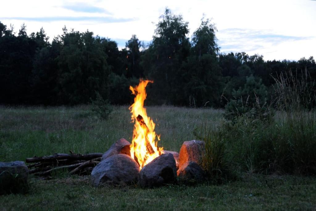 Romantisches Studio Am Waldesrand Mit Gartensauna Schwarz Luaran gambar